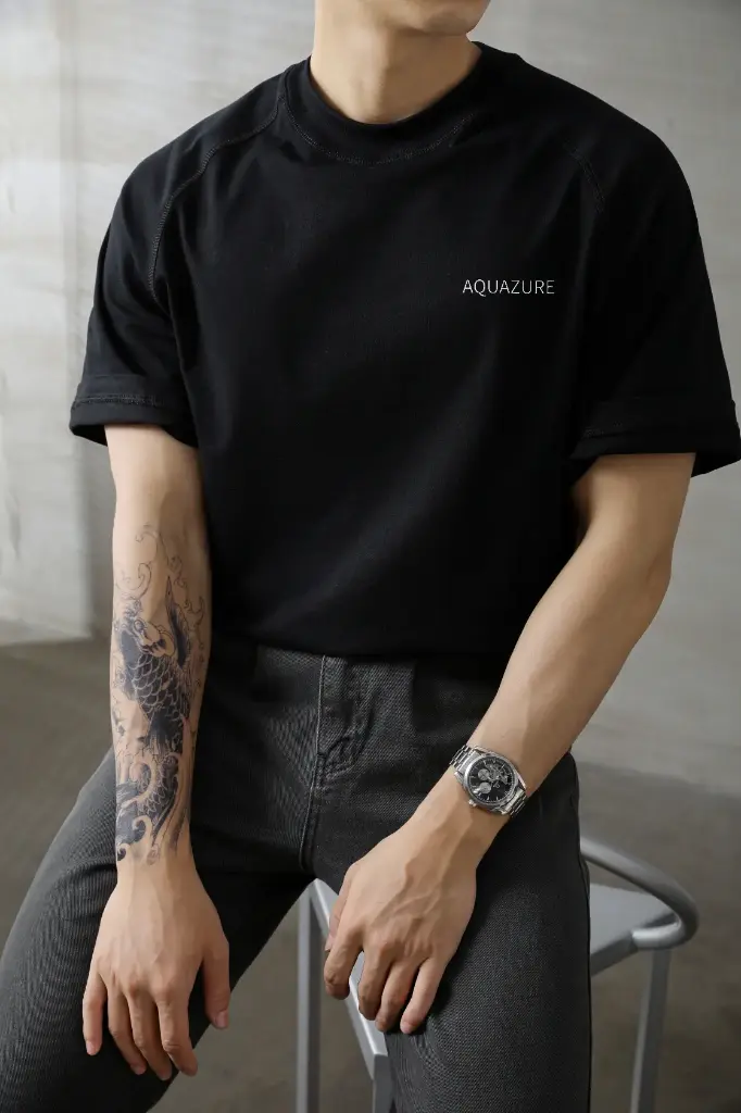 Aquazure Minimalist T-Shirt - Clean and Stylish 