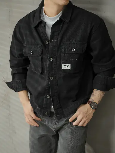 Varsity-Style Casual Jacket - Retro Everyday Wear 