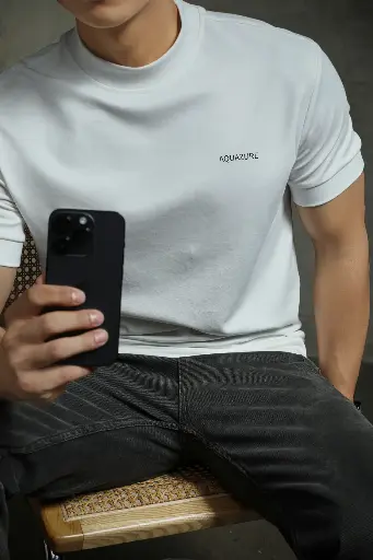 Aquazure Logo T-Shirt - Classic Plain Colors 